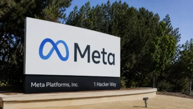 Line chart showing Meta Platforms stock declining sharply intraday on July 30, 2026