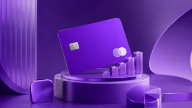 Nubank mobile banking app displayed on a smartphone screen
